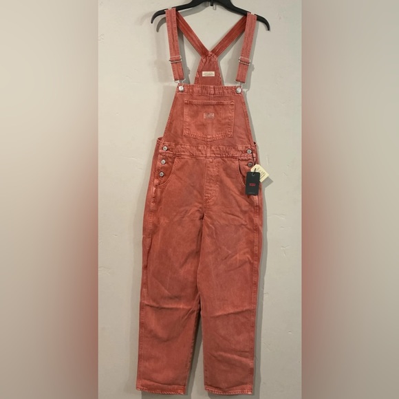 Levi’s Women’s Vintage Denim Overalls Brown Sz S NWT - Picture 6 of 12